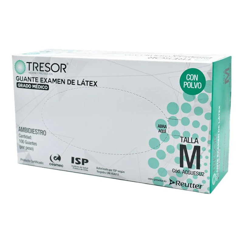 Guantes de Látex Con Polvo TRESOR