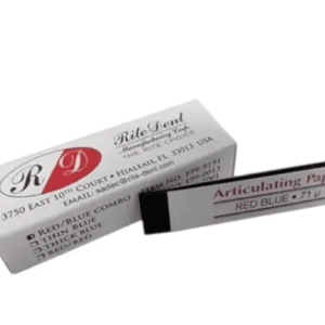 Papel Articular Recto Rojo/Azul Rite-Dent