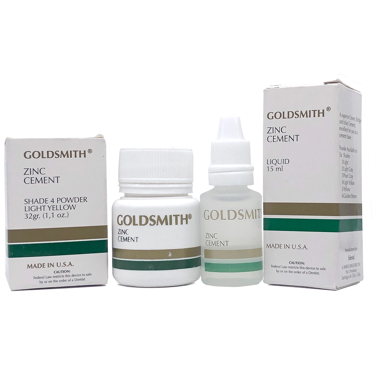 Kit Cemento Fosfato de Zinc Goldsmith