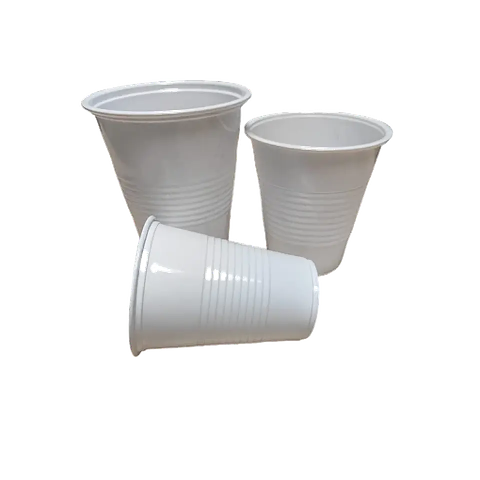 Vasos Desechables 50 Unidades Blanco Machtig