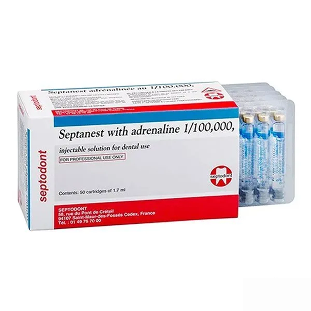 Anestesia 4% Septanest Articaina