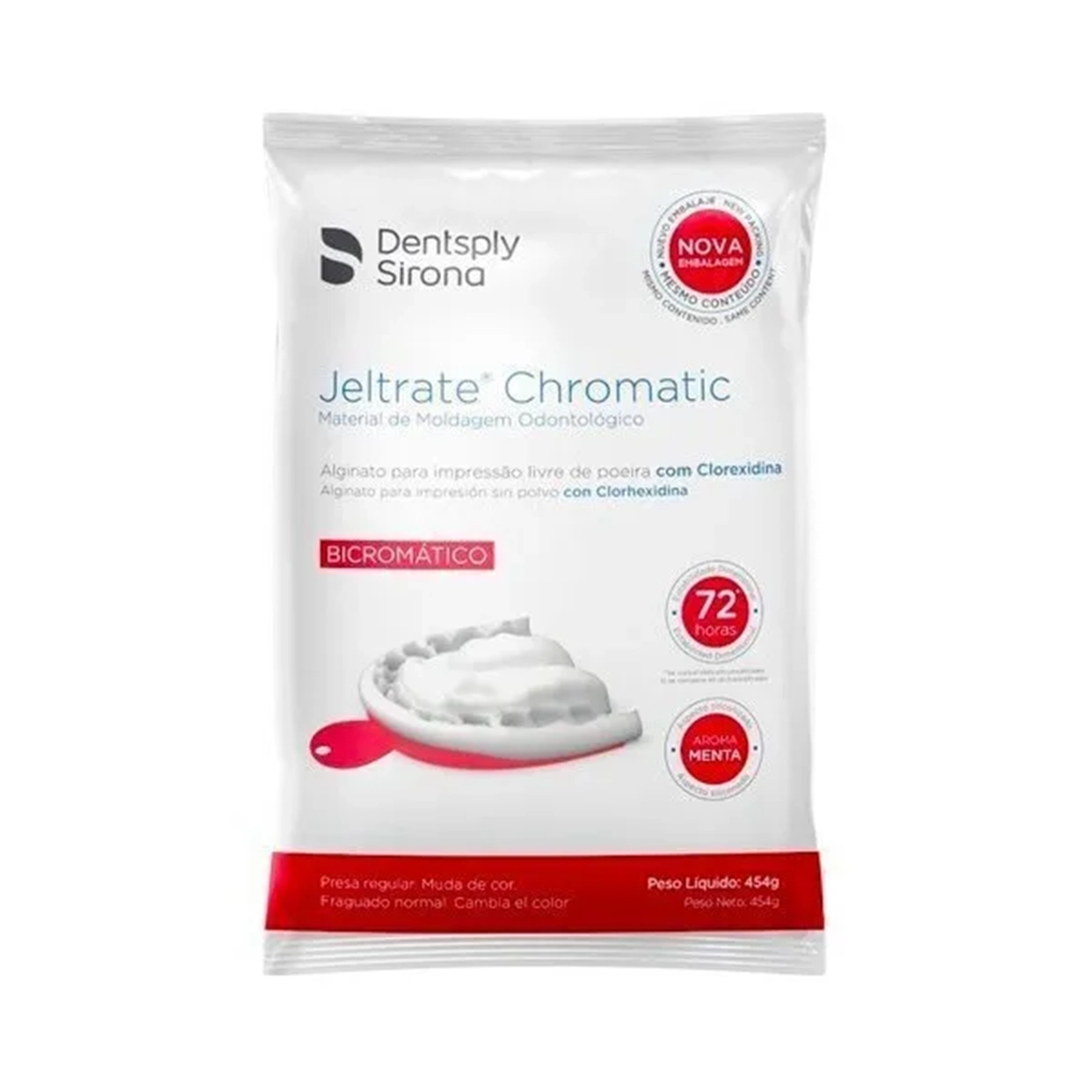 Alginato Jeltrate Chromatic Regular 454 gr Dentsply