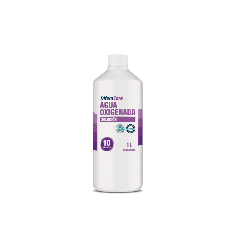 Agua Oxigenada 10 Vol (Peróxido de Hidrógeno) 1 Litro