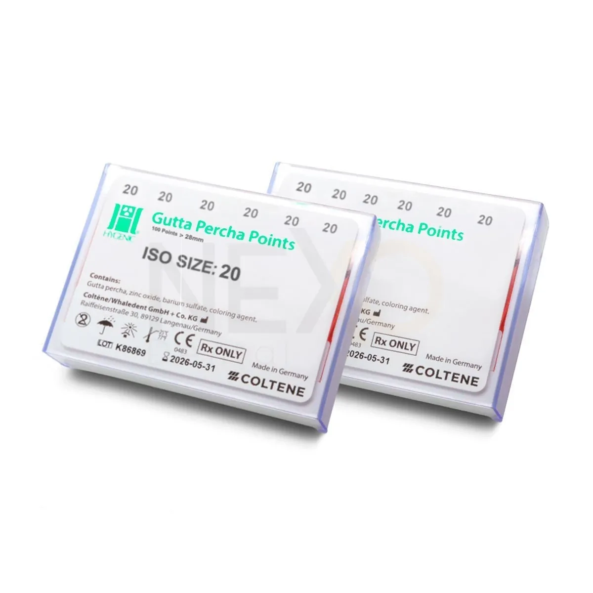 Conos de Gutapercha 02 Hygenic Coltene