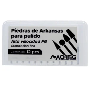 Set de 12 Piedras Arkansas para Pulido de Resina/Porcelana Turbina FG Machtig