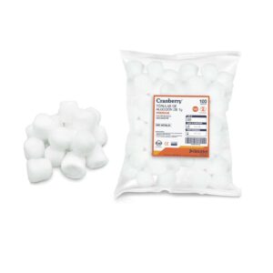 Tórulas de Algodón 1G x 100 Unidades Cranberry