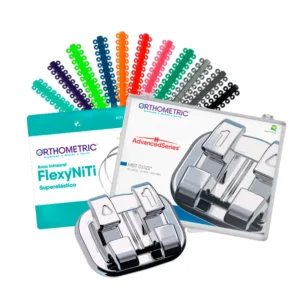 Kit de 10 Casos de Brackets Metálicos(B+LM+A) Advanced Series Orthometric