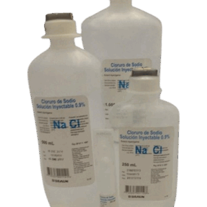 Suero Fisiológico Cloruro de Sodio 0.9% 100ml BRAUN