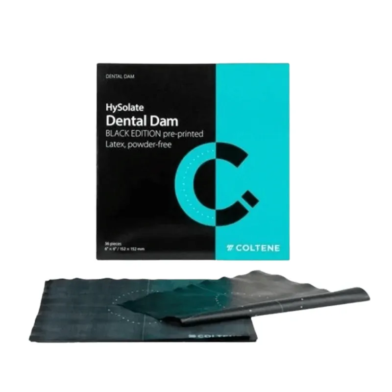 Goma Dique 6x6 Negra Hysolate Coltene