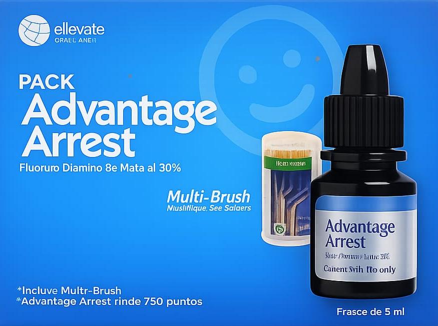 Pack Advantage Arrest Fluoruro Diamonio de Plata 38% Fecha de Venc. 30/06/2026