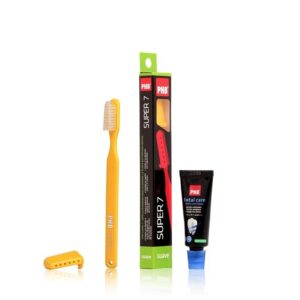 Pack Cepillo PHB® Super 7 Suave + Mini Pasta 15ml