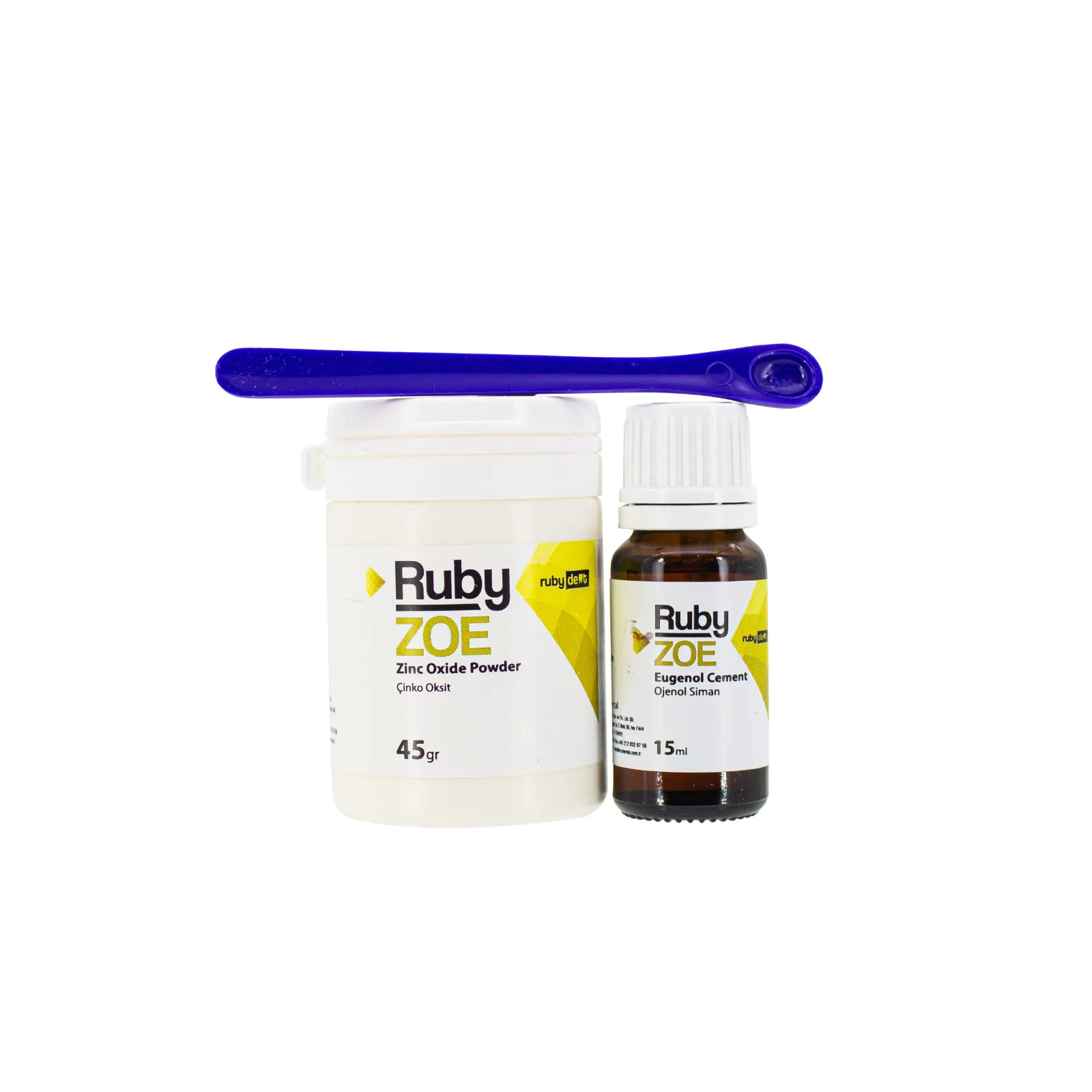 Cemento Óxido de Zinc C/Eugenol RubyZOE Incidental