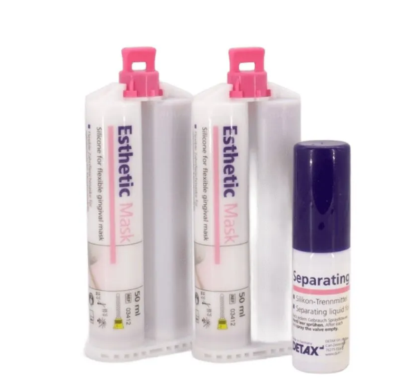 Kit Silicona de Adición Reproducción Gingival Esthetic Mask Detax