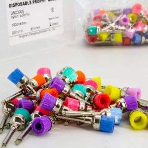 Escobillas para Profilaxia Colors Neon Copa Nylon Suave ZT Dental