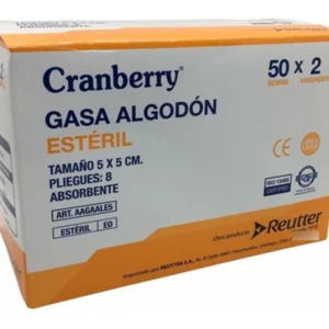 Gasa Algodon Esteril de 5x5cm